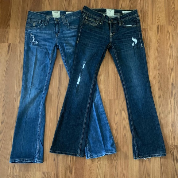 jimmy tavernity Denim - 2 Pairs of Jimmy Taverniti Straight Leg Denim Jean